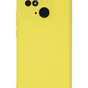 Xiaomi Redmi 10C Kılıf Nano içi Kadife Silikon - Sarı-(5796)