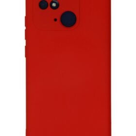 Xiaomi Redmi 10C Kılıf Nano içi Kadife Silikon - Kırmızı-(5796)