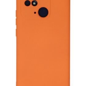 Xiaomi Redmi 10C Kılıf Nano içi Kadife Silikon - Turuncu-(5796)