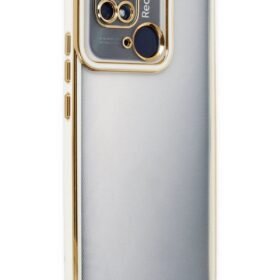 Xiaomi Redmi 10C Kılıf Liva Lens Silikon - Beyaz-(5796)