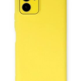 Vivo Y15S Kılıf Lansman Glass Kapak - Sarı-(5796)