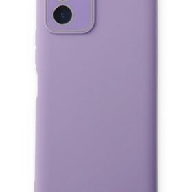 Vivo Y15S Kılıf Lansman Glass Kapak - Lila-(5796)