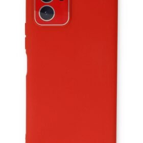 Vivo Y15S Kılıf Lansman Glass Kapak - Kırmızı-(5796)