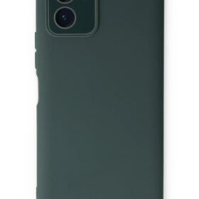 Vivo Y15S Kılıf Lansman Glass Kapak - Koyu Yeşil-(5796)