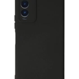 Tecno Camon 18 Kılıf Nano içi Kadife Silikon - Siyah-(5796)