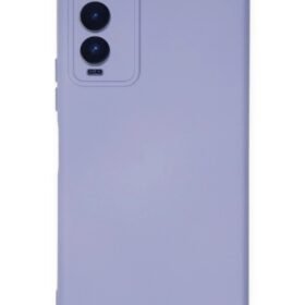 Tecno Camon 18 Kılıf Nano içi Kadife Silikon - Lila-(5796)