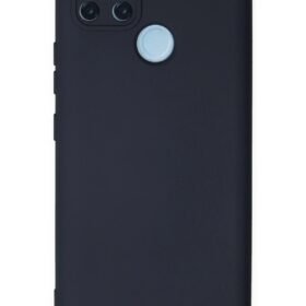 Realme C25Y Kılıf Nano içi Kadife Silikon - Lacivert-(5796)
