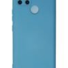 Realme C25Y Kılıf Nano içi Kadife Silikon - Mavi-(5796)