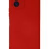 Vivo Y15S Kılıf Nano içi Kadife Silikon - Kırmızı-(5796)