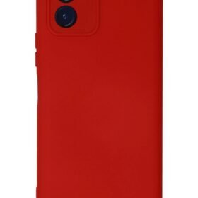 Vivo Y15S Kılıf Nano içi Kadife Silikon - Kırmızı-(5796)