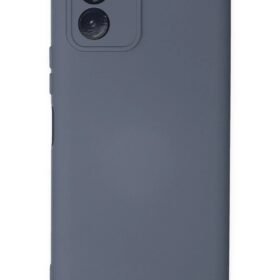 Vivo Y15S Kılıf Nano içi Kadife Silikon - Gri-(5796)