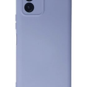 Vivo Y15S Kılıf Nano içi Kadife Silikon - Lila-(5796)