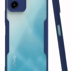 Vivo Y15S Kılıf Platin Silikon - Lacivert-(5796)
