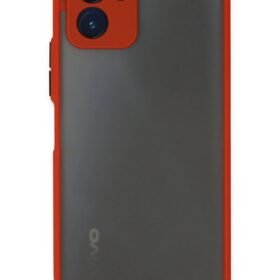 Vivo Y15S Kılıf Montreal Silikon Kapak - Kırmızı-(5796)