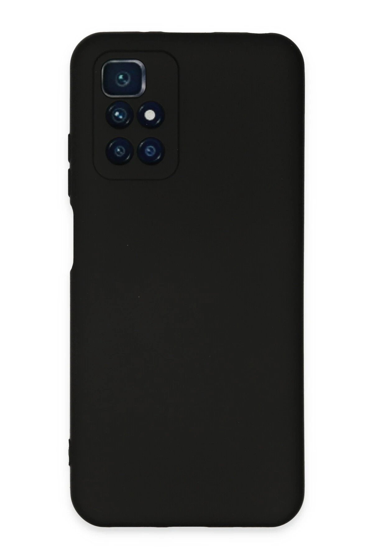 Xiaomi Redmi 10 2022 Kılıf Nano içi Kadife Silikon - Siyah-(5796)