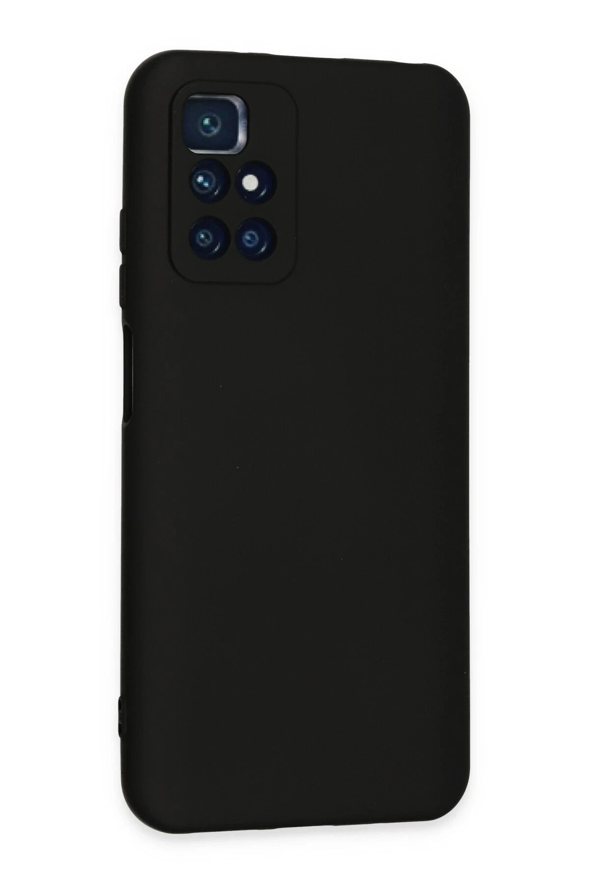 Xiaomi Redmi 10 2022 Kılıf Nano içi Kadife Silikon - Siyah-(5796) - Görsel 2