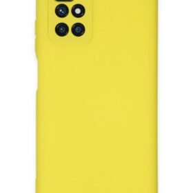 Xiaomi Redmi 10 2022 Kılıf Nano içi Kadife Silikon - Sarı-(5796)