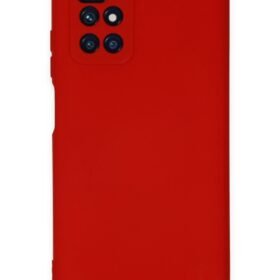 Xiaomi Redmi 10 2022 Kılıf Nano içi Kadife Silikon - Kırmızı-(5796)