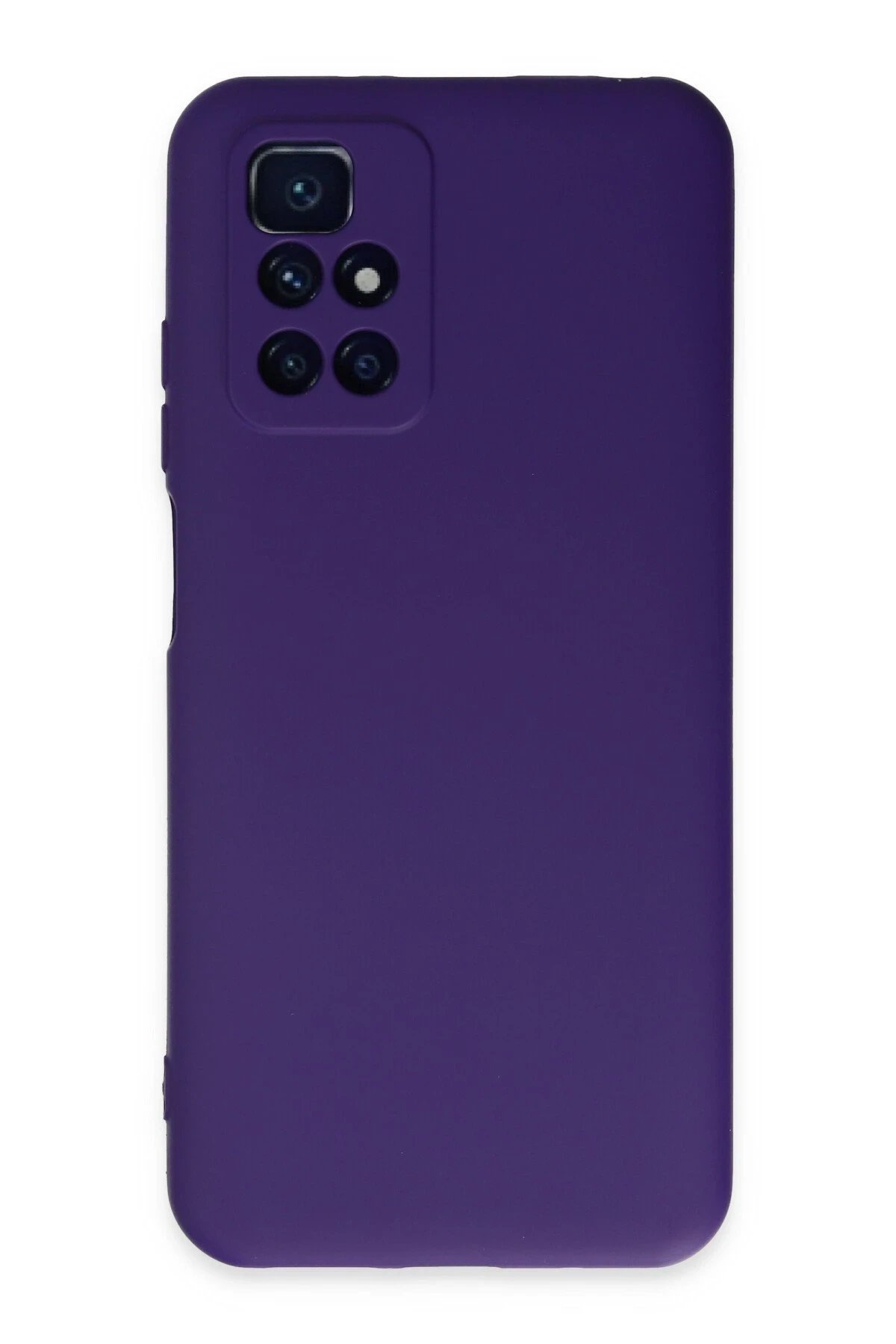 Xiaomi Redmi 10 2022 Kılıf Nano içi Kadife Silikon - Mor-(5796)