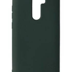 Xiaomi Redmi Note 8 Pro Kılıf Nano içi Kadife Silikon - Koyu Yeşil-(5796)