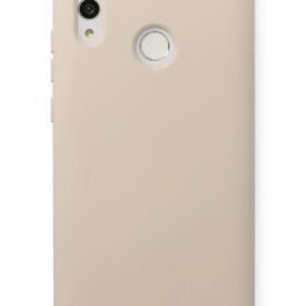 Huawei P Smart 2019 Kılıf Nano içi Kadife Silikon - Pudra-(5796)