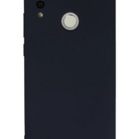 Huawei P Smart 2019 Kılıf Nano içi Kadife Silikon - Lacivert-(5796)