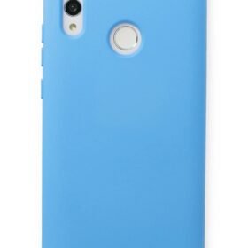 Huawei P Smart 2019 Kılıf Nano içi Kadife Silikon - Mavi-(5796)