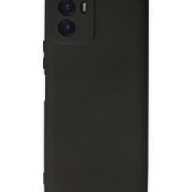 Vivo Y15S Kılıf First Silikon - Siyah-(5796)