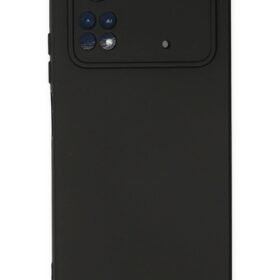 Xiaomi Poco M4 Pro 4G Kılıf Nano içi Kadife Silikon - Siyah-(5796)