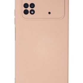 Xiaomi Poco M4 Pro 4G Kılıf Nano içi Kadife Silikon - Pudra-(5796)