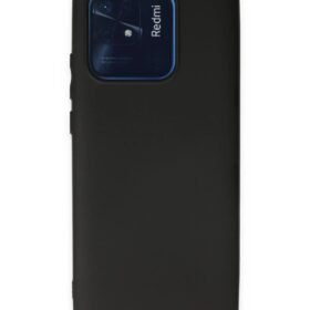 Xiaomi Redmi 10C Kılıf First Silikon - Siyah-(5796)