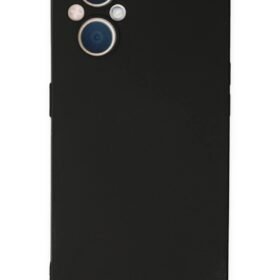 Oppo Reno 7 Lite Kılıf Nano içi Kadife Silikon - Siyah-(5796)