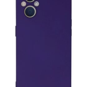 Oppo Reno 7 Lite Kılıf Nano içi Kadife Silikon - Mor-(5796)