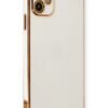 iPhone 11 Kılıf Volet Silikon - Beyaz-(5796)