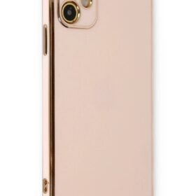 iPhone 11 Kılıf Volet Silikon - Pembe-(5796)