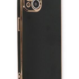 iPhone 13 Kılıf Volet Silikon - Siyah-(5796)