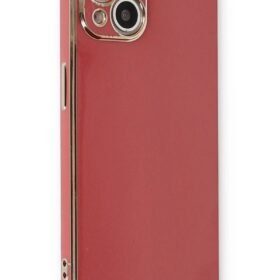 iPhone 13 Kılıf Volet Silikon - Kırmızı-(5796)