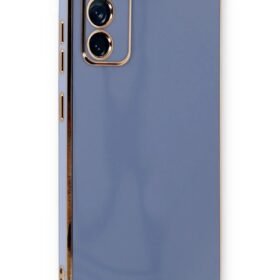 Samsung Galaxy S20 FE Kılıf Volet Silikon - Mavi-(5796)