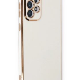 Samsung Galaxy A33 5G Kılıf Volet Silikon - Beyaz-(5796)