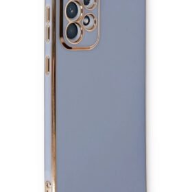 Samsung Galaxy A33 5G Kılıf Volet Silikon - Mavi-(5796)