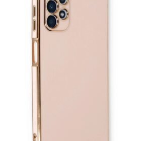 Samsung Galaxy A13 4G Kılıf Volet Silikon - Pembe-(5796)