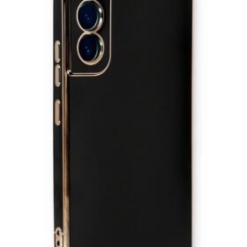 Samsung Galaxy S21 FE Kılıf Volet Silikon - Siyah-(5796)