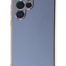 Samsung Galaxy S22 Ultra Kılıf Volet Silikon - Mavi-(5796)