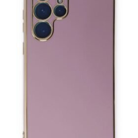 Samsung Galaxy S22 Ultra Kılıf Volet Silikon - Mor-(5796)