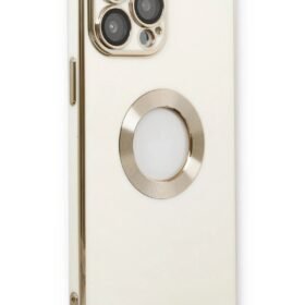 iPhone 13 Pro Kılıf Store Silikon - Beyaz-(5796)