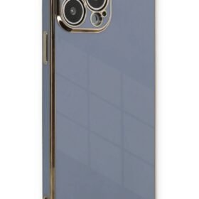 iPhone 13 Pro Max Kılıf Volet Silikon - Mavi-(5796)