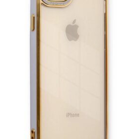 iPhone 7 Kılıf Liva Lens Silikon - Lila-(5796)