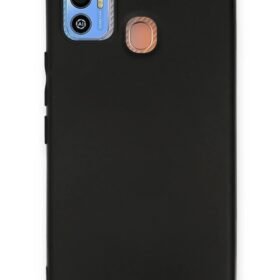 Tecno Spark 7T Kılıf First Silikon - Siyah-(5796)