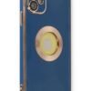 iPhone 12 Kılıf Store Silikon - Mavi-(5796)