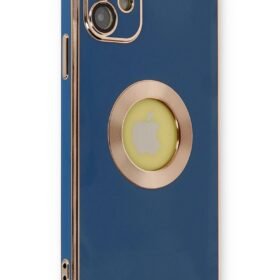 iPhone 12 Kılıf Store Silikon - Mavi-(5796)